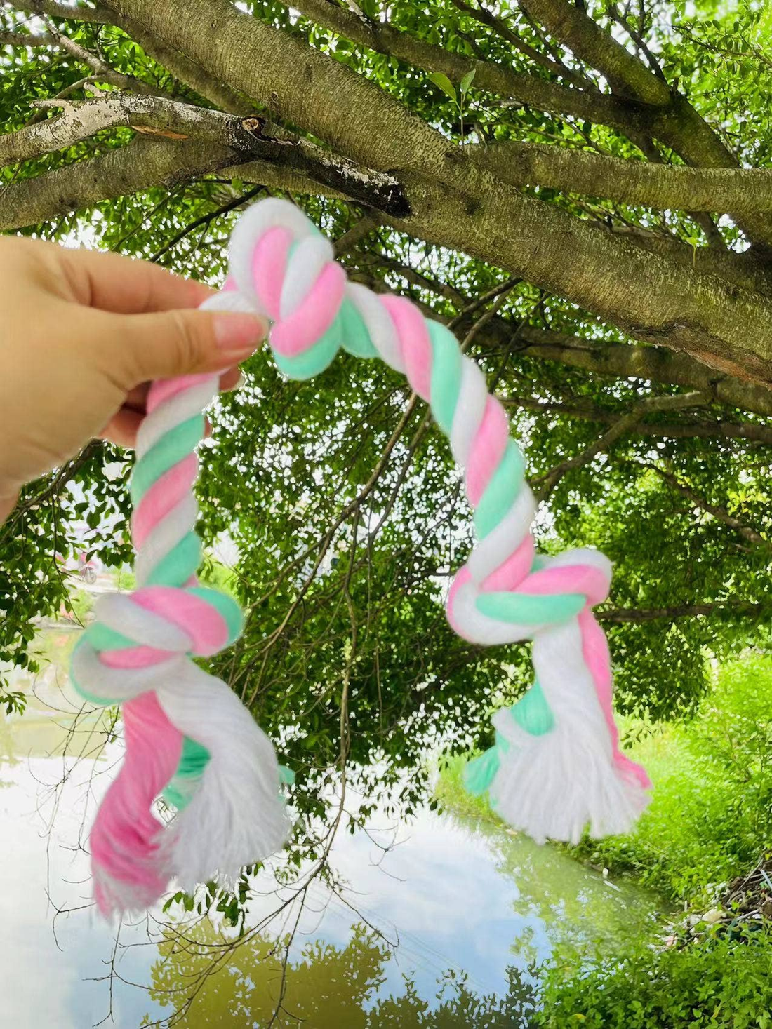 3-Knot Sustainable Dog Chew Rope Toy