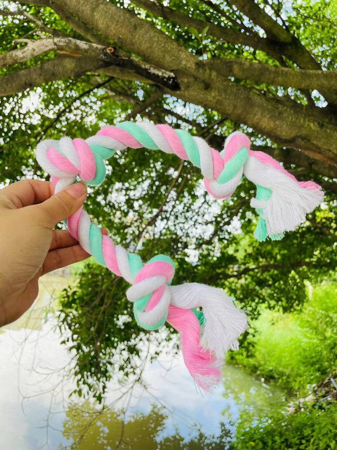 3-Knot Sustainable Dog Chew Rope Toy