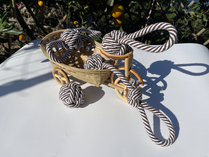 Eco-Friendly Rope Tug-of-War Toys 4-Set for Medium and Large Dogs