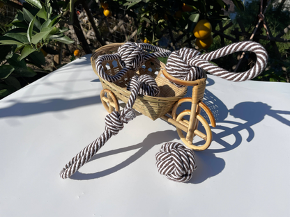 Eco-Friendly Rope Tug-of-War Toys 4-Set for Medium and Large Dogs