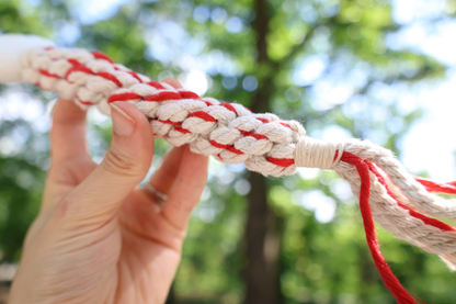 Eco Kitty Plush Squeaky Rope Dog Toy for Puppies