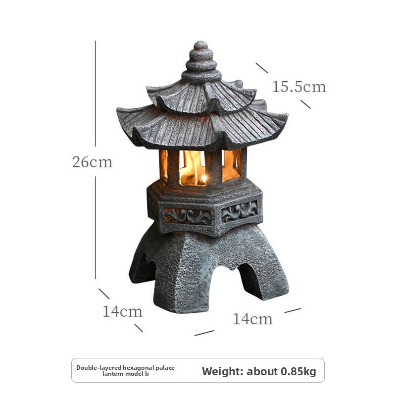 Ancient-style outdoor courtyard landscape lamp