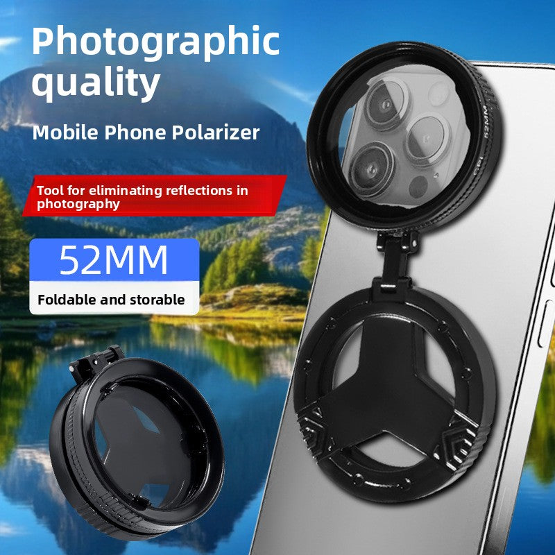 Magnetic CPL Polarizing Filter for Mobile Phone Photography