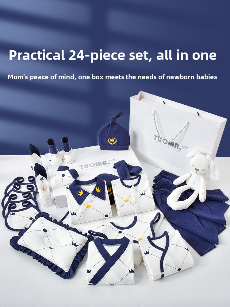 Newborn Pure Cotton Baby Clothes Gift Set