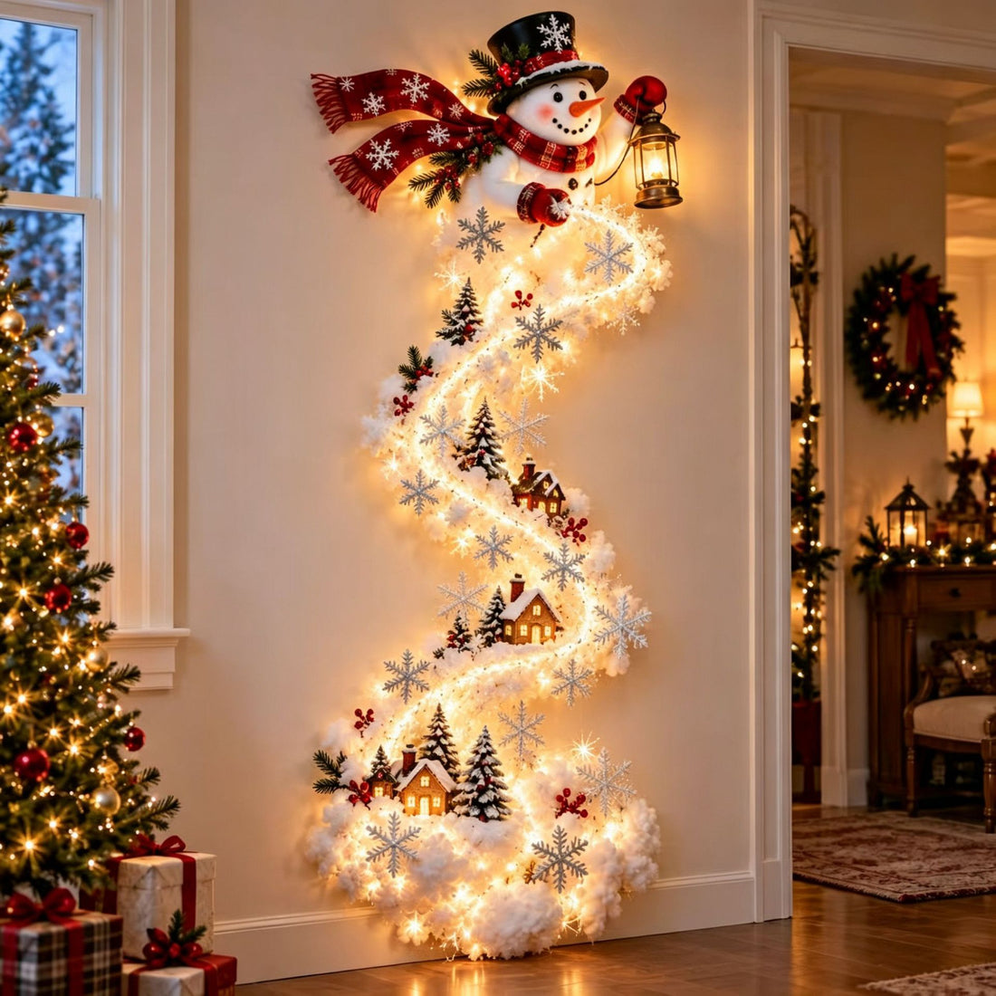 Christmas Magic Pathway Wall Light