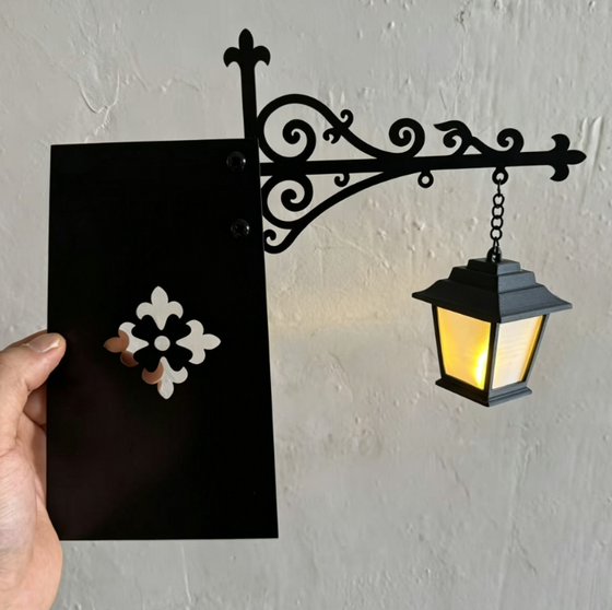 Decorative Iron Lantern Light for Shelf Desk Garden Tables & Desks product image 2