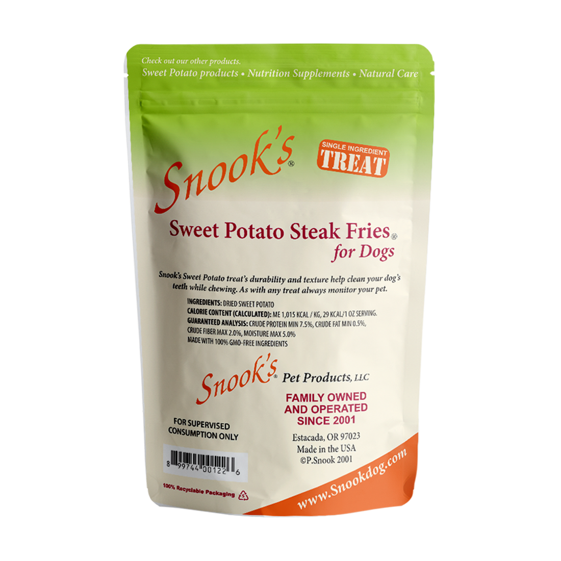Snook's Sweet Potato Dog Steak Fries