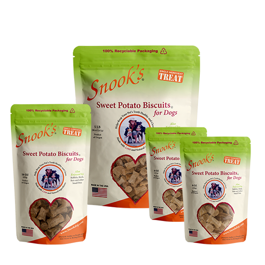 Snook's Sweet Potato Dog Biscuits