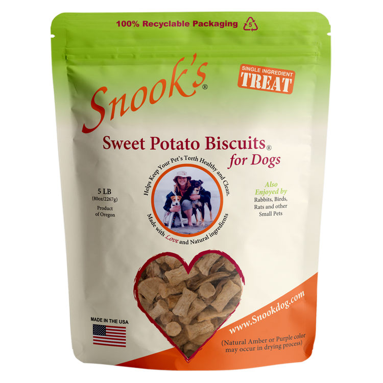 Snook's Sweet Potato Dog Biscuits