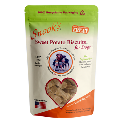 Snook's Sweet Potato Dog Biscuits