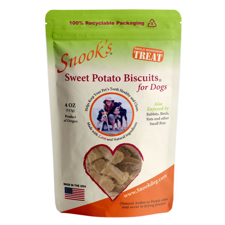 Snook's Sweet Potato Dog Biscuits