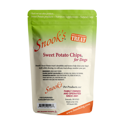 Snook's Sweet Potato Dog Chips