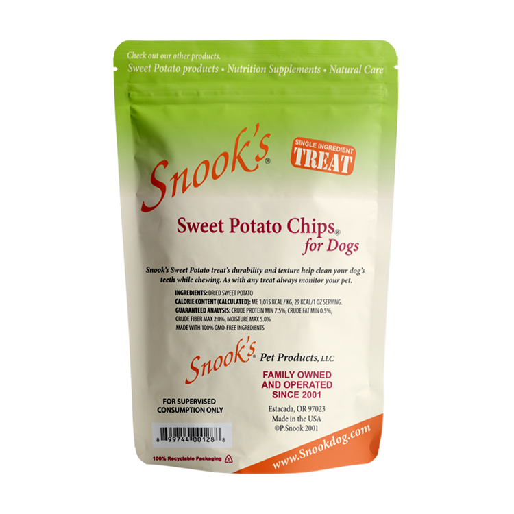 Snook's Sweet Potato Dog Chips