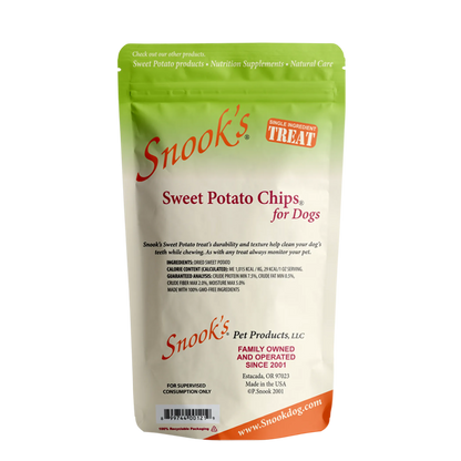 Sweet Potato Dog Chips - Soup bone shaped