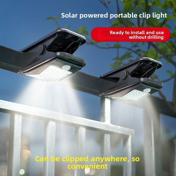 Solar Powered Motion Sensor Outdoor Wall Light Outdoor & Pond Lighting product image 1