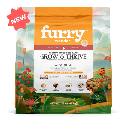 Pet Wonder Grow & Thrive Freeze-Dried Duck & Chicken Cat Food