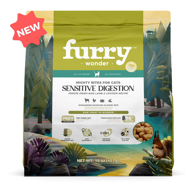 Pet Wonder Sensitive Digestion Freeze-Dried Lamb & Chicken Cat Food
