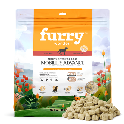 Pet Wonder Mobility Advance Freeze-Dried Duck & Chicken Dog Food