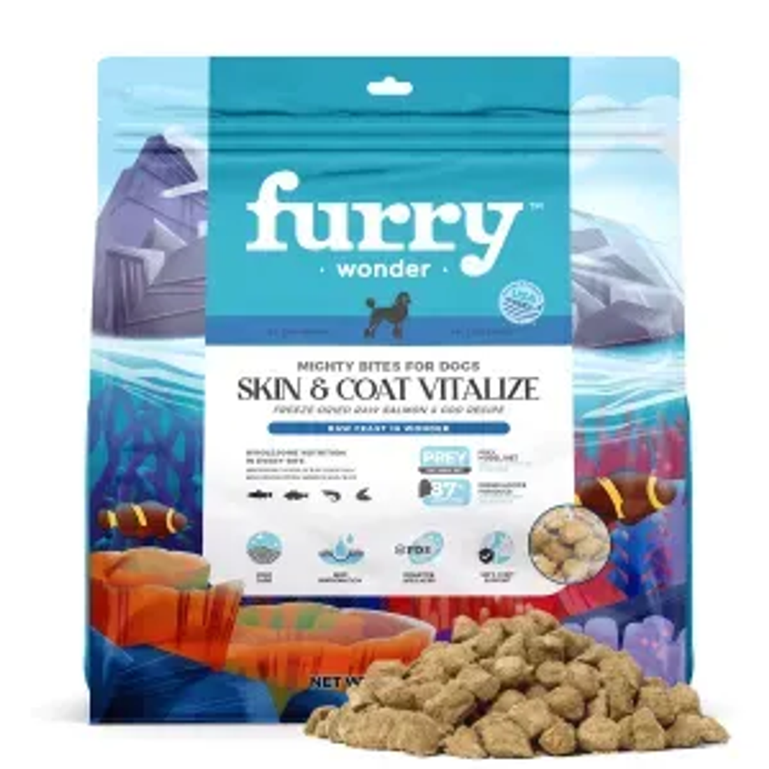 Pet Wonder Skin & Coat Freeze-Dried Salmon & Cod Dog Food