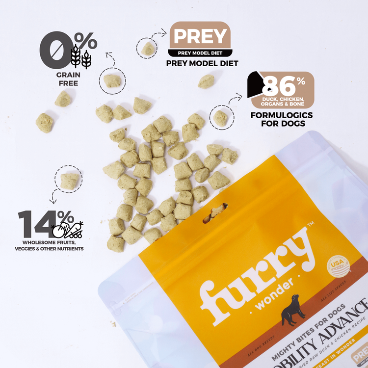 Pet Wonder Mobility Advance Freeze-Dried Duck & Chicken Dog Food