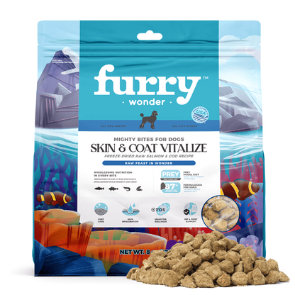 Pet Wonder Skin & Coat Freeze-Dried Salmon & Cod Dog Food