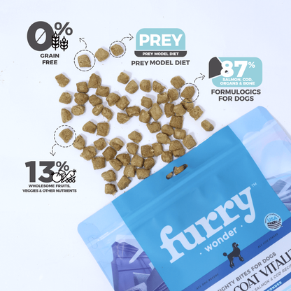 Pet Wonder Skin & Coat Freeze-Dried Salmon & Cod Dog Food