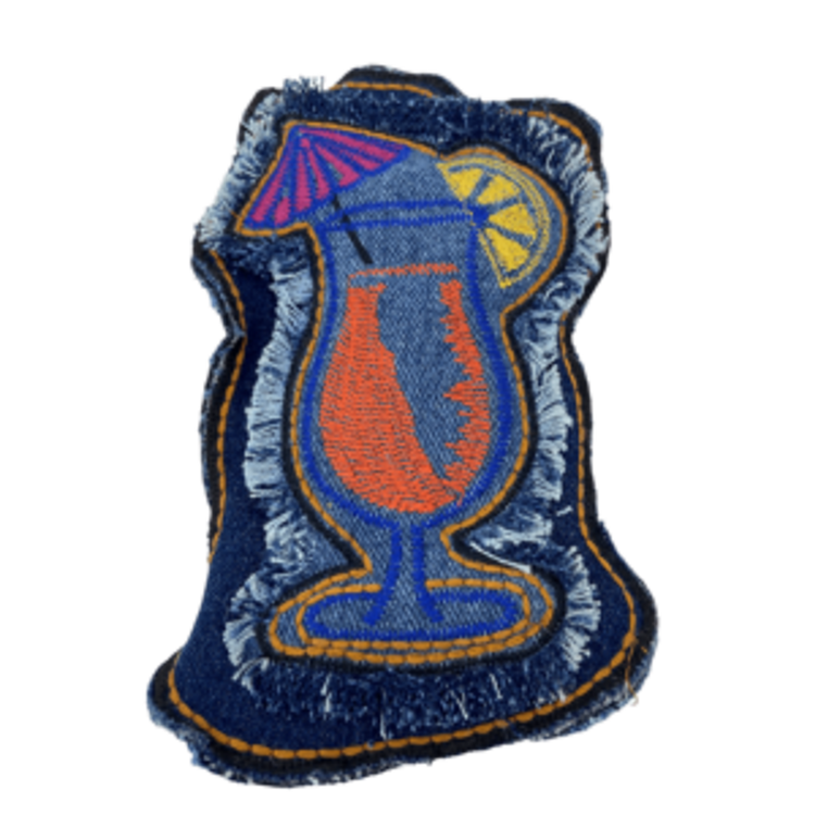 Denim Dog Designs Sangria Crinkle Cocktail Dog Toy