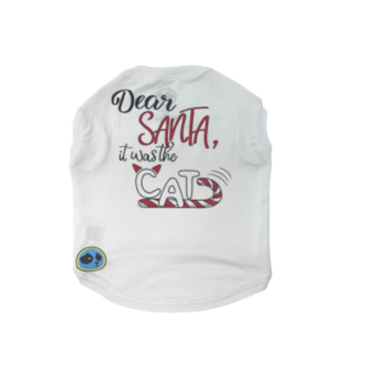 Denim Dog Designs Dear Santa Dog Tee