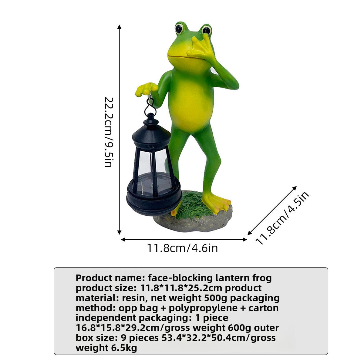 Solar Animal Lantern Outdoor Decor