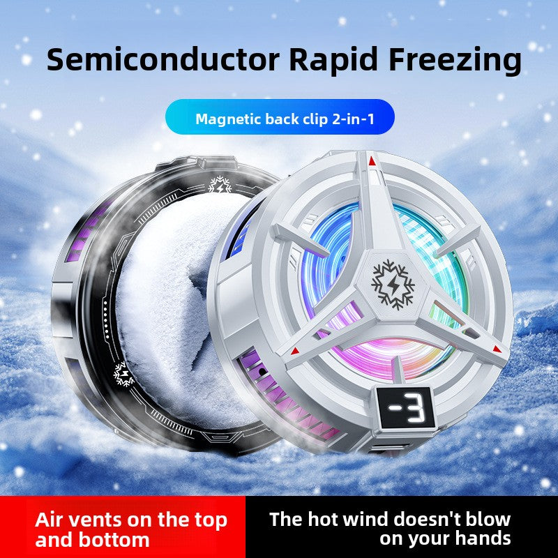 Semiconductor Magnetic Phone Cooler with Digital Display