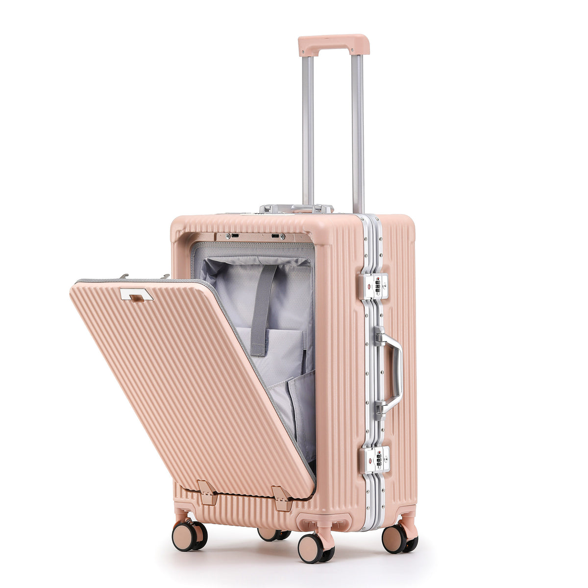 Multi-functional Aluminum Frame Luggage