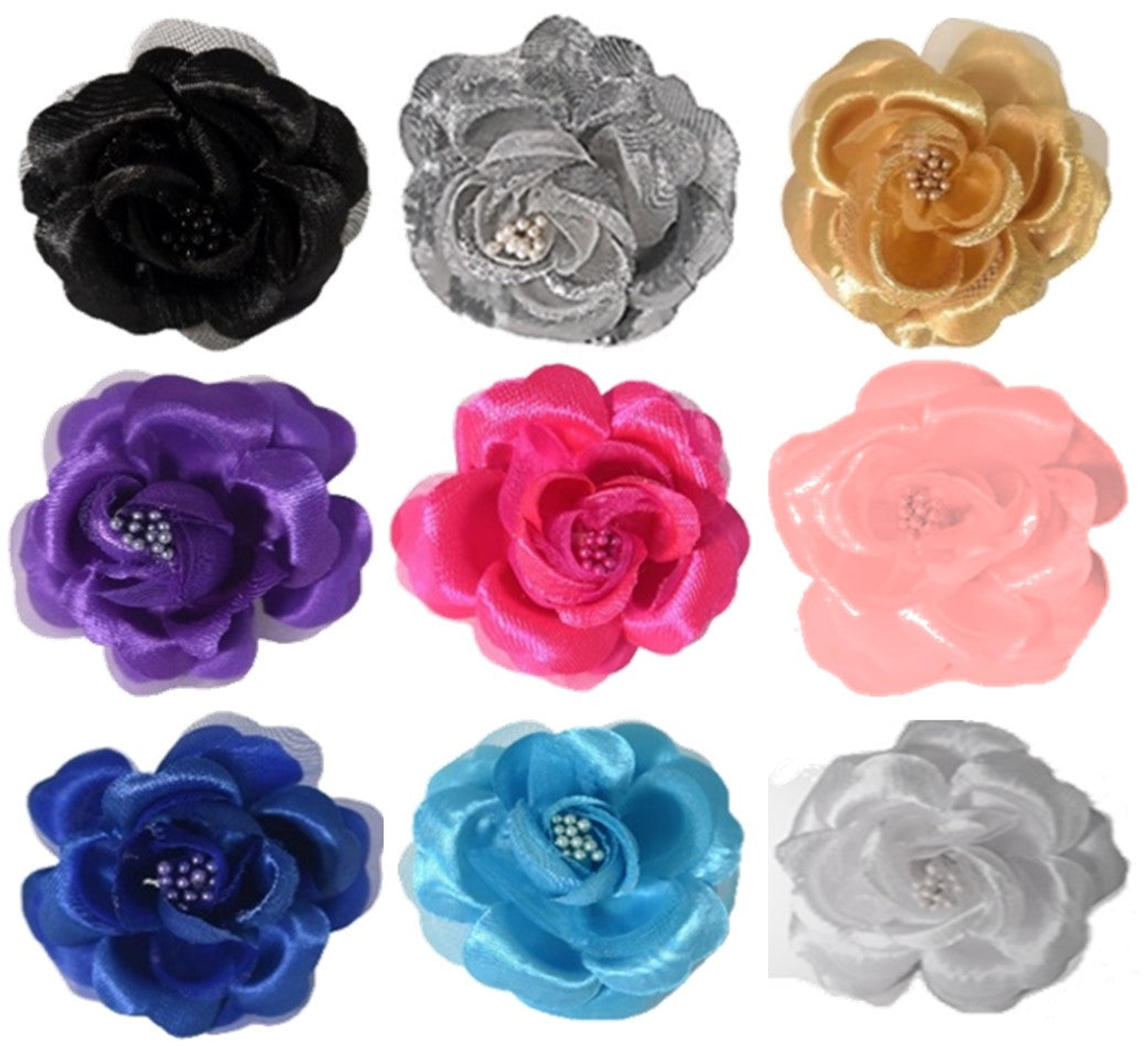 Pets Ribbons Pearl Rose Dog Bow