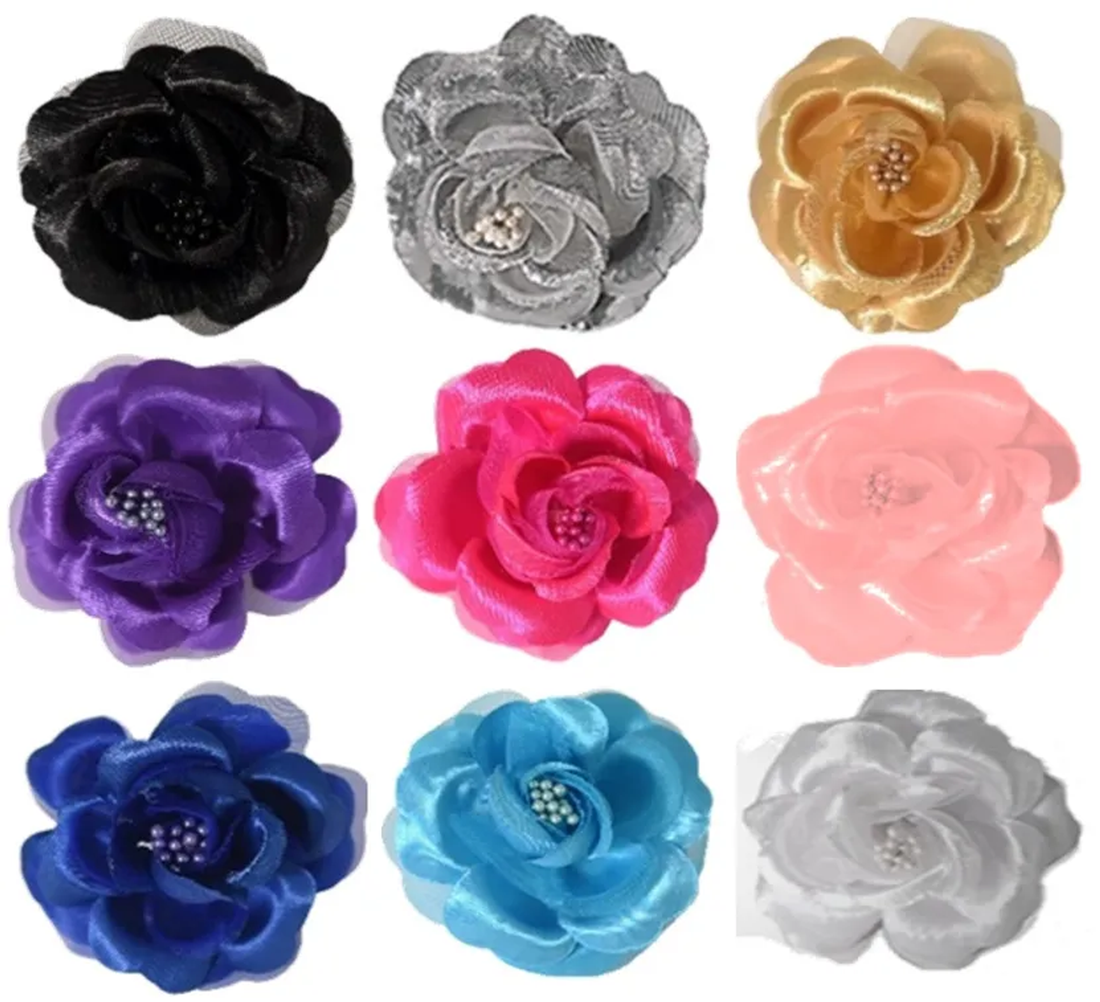 Pets Ribbons Pearl Rose Dog Bow