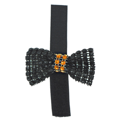 Pets Ribbons Halloween Bling Velcro Dog & Cat Bows Jar