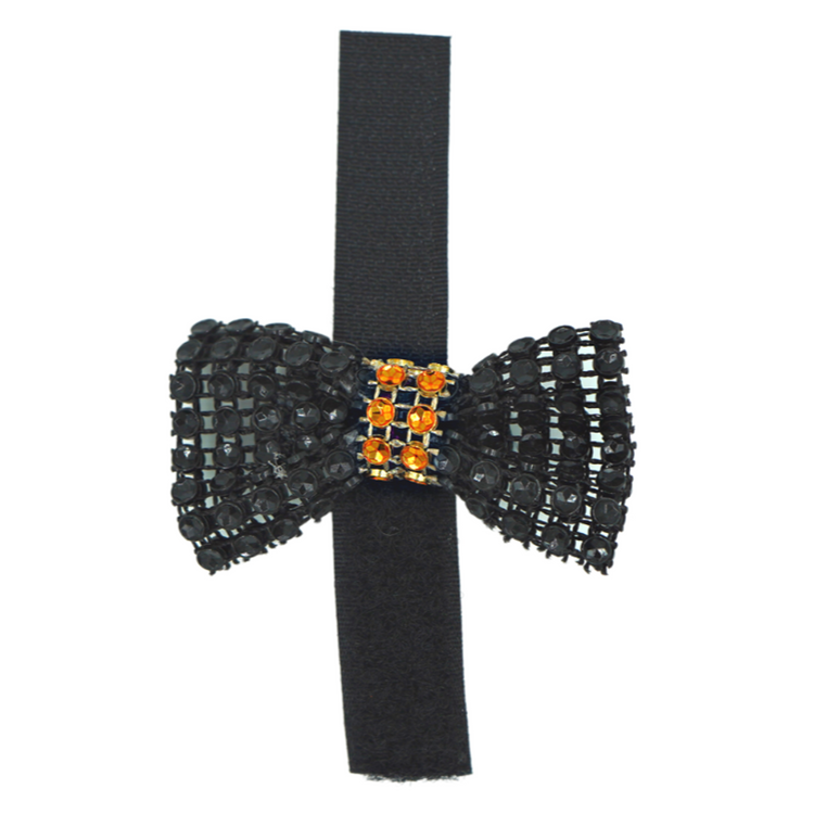 Pets Ribbons Halloween Bling Velcro Dog & Cat Bows Jar