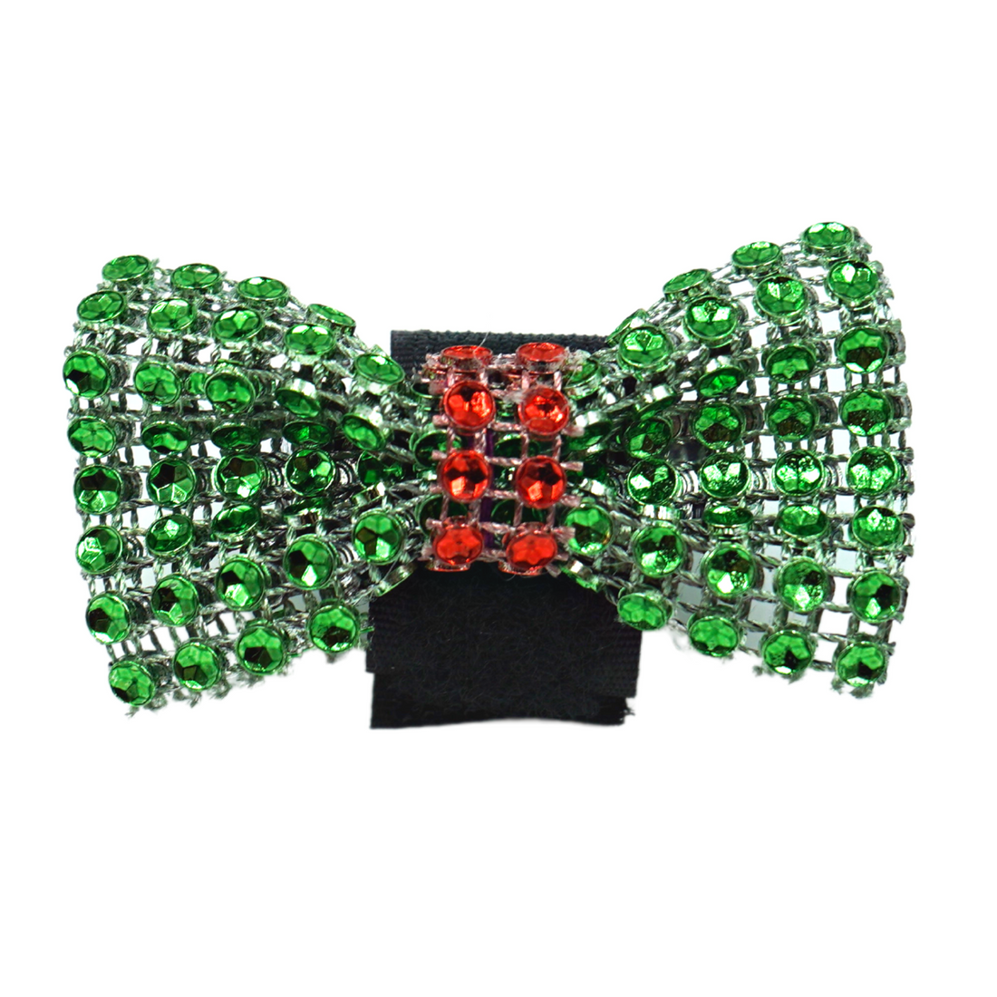 Christmas Bling Velcro Dog Bows in a Jar, 2 Inch