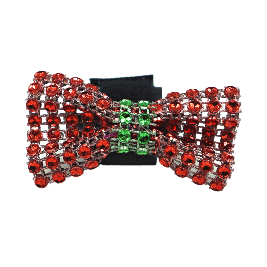 Christmas Bling Velcro Dog Bows in a Jar, 2 Inch