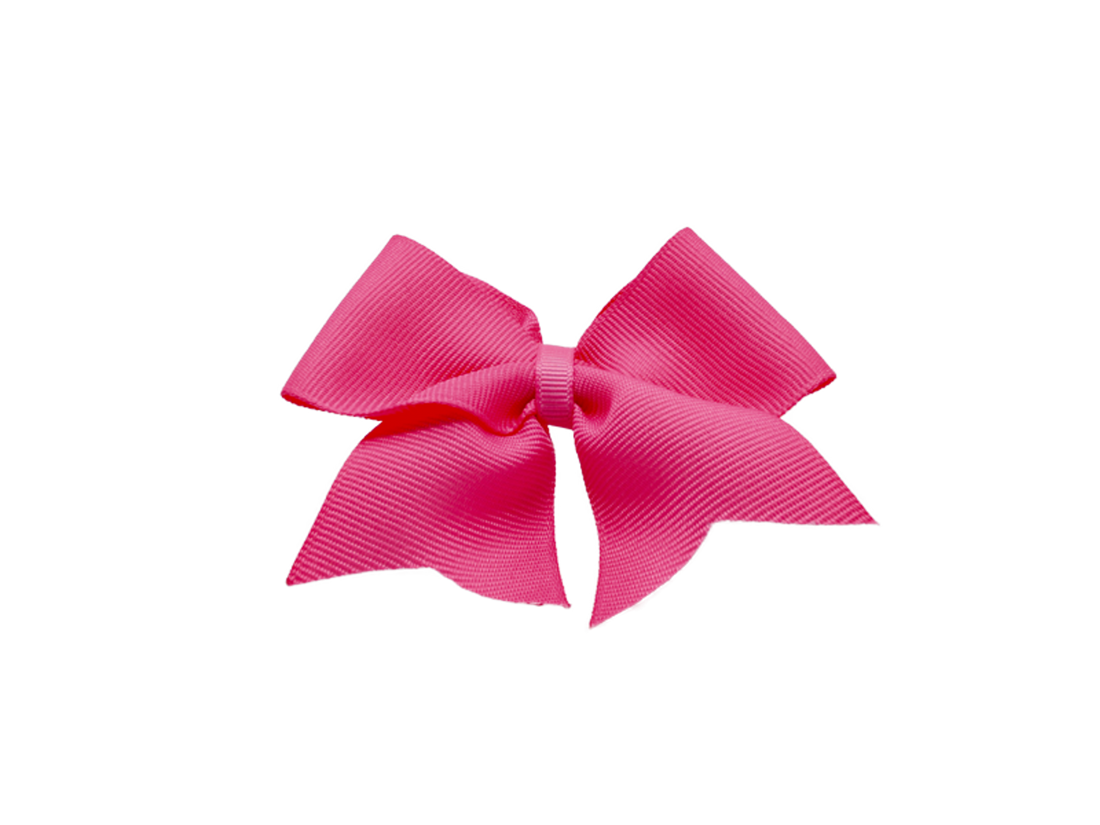 Cheer Plain Grosgrain Dog Bow on Velcro Fastener