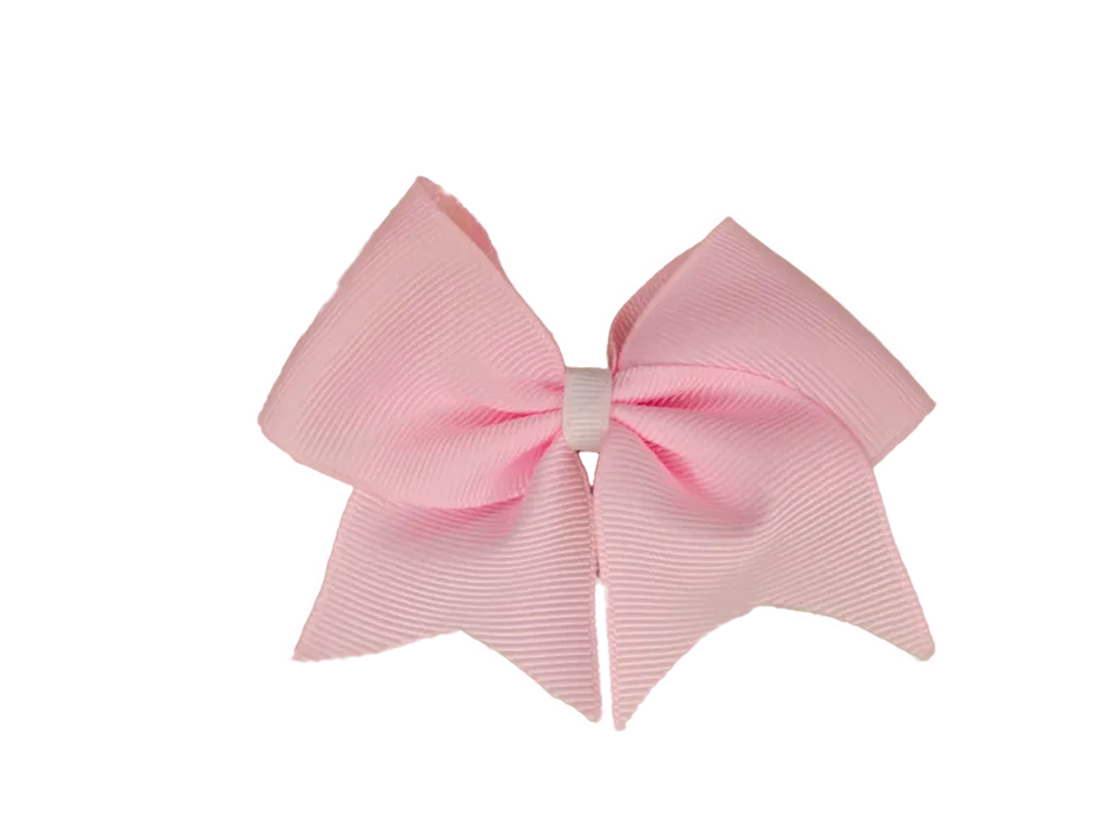 Cheer Grosgrain Dog Grooming Bow with White Center Trim
