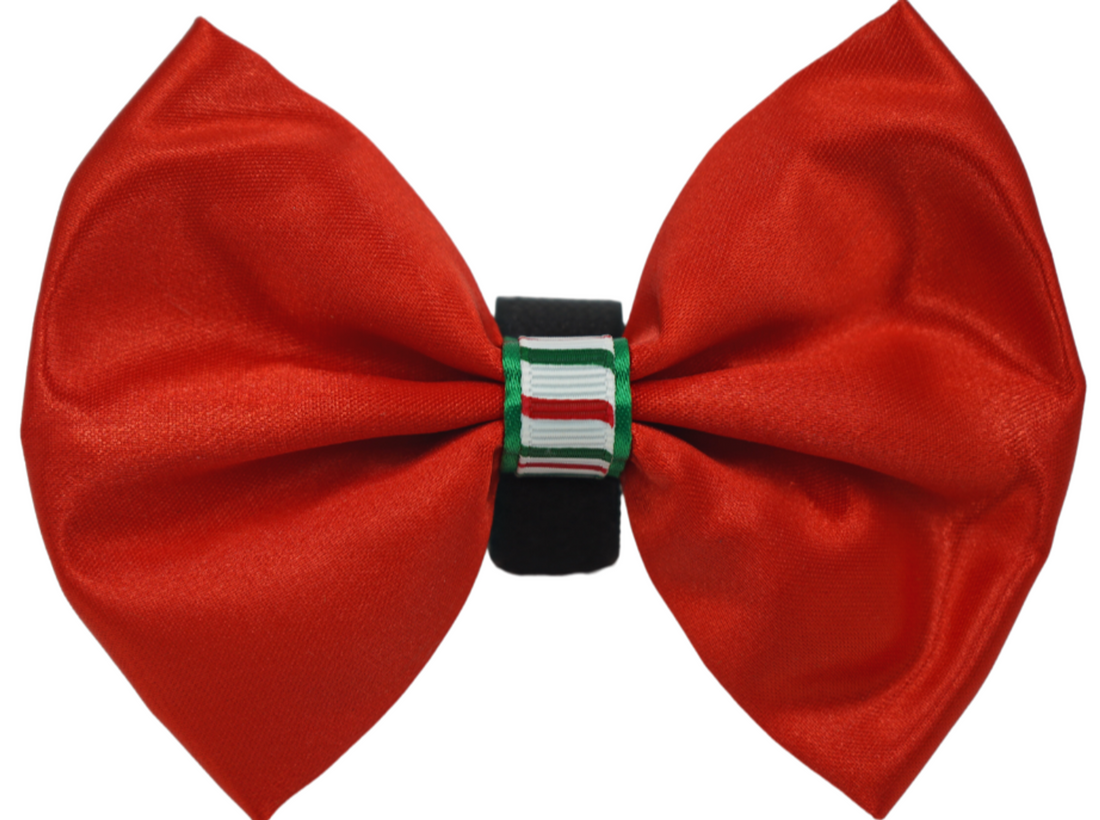Pets Ribbons Christmas Candy Stripe Dog Bow