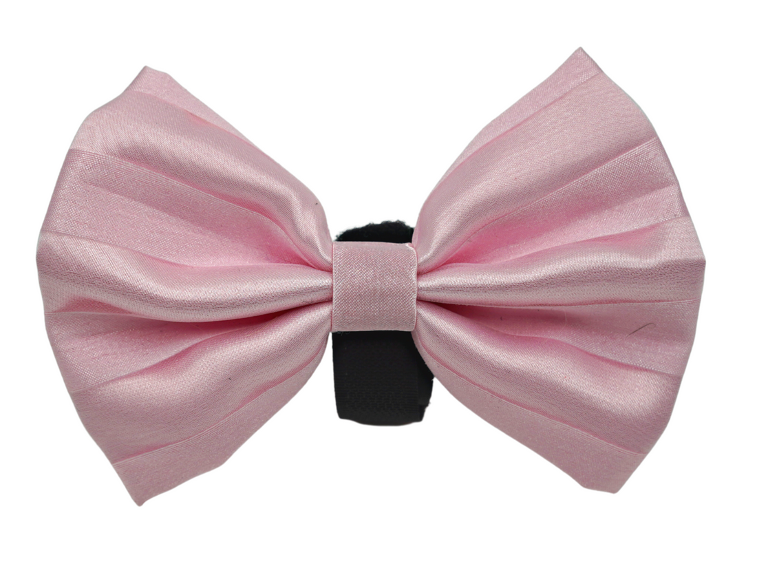 Pets Ribbons Valentine Chiffon Stripe Dog Bow