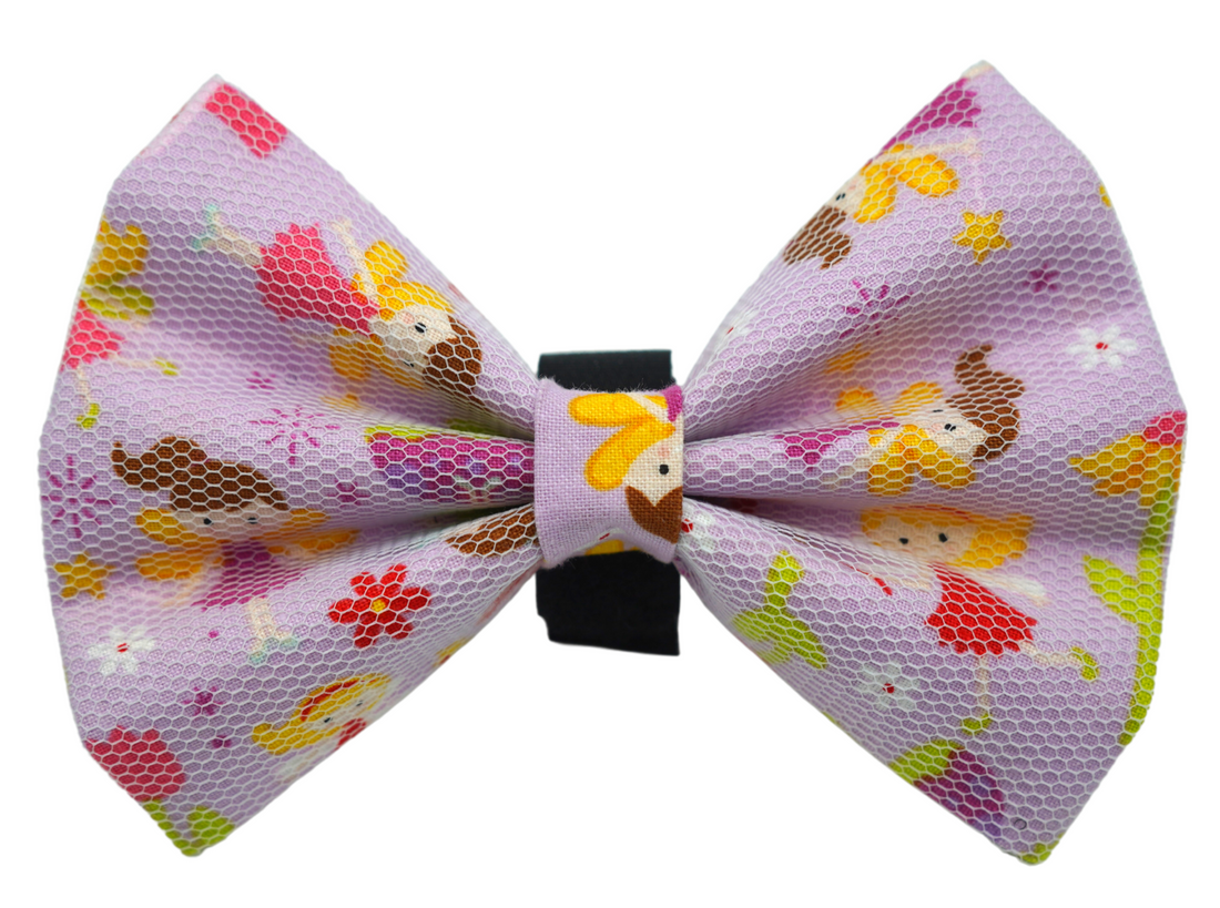 Pets Ribbons Cotton Dog Bow with White Net Style PR8002