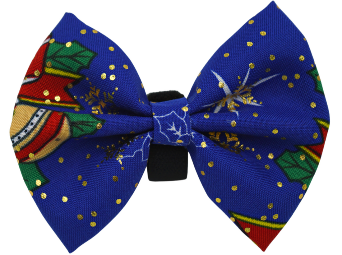 Pets Ribbons Christmas Multi-Pattern Dog Bow