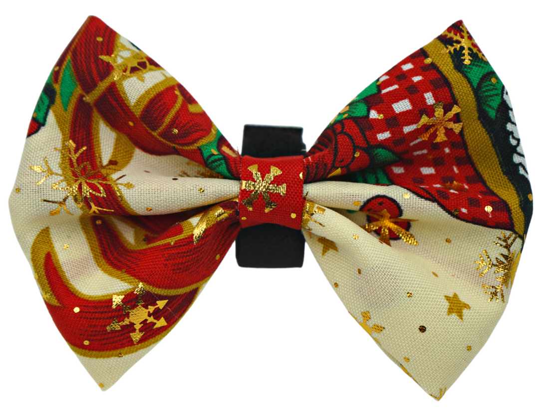 Pets Ribbons Christmas Multi-Pattern Dog Bow
