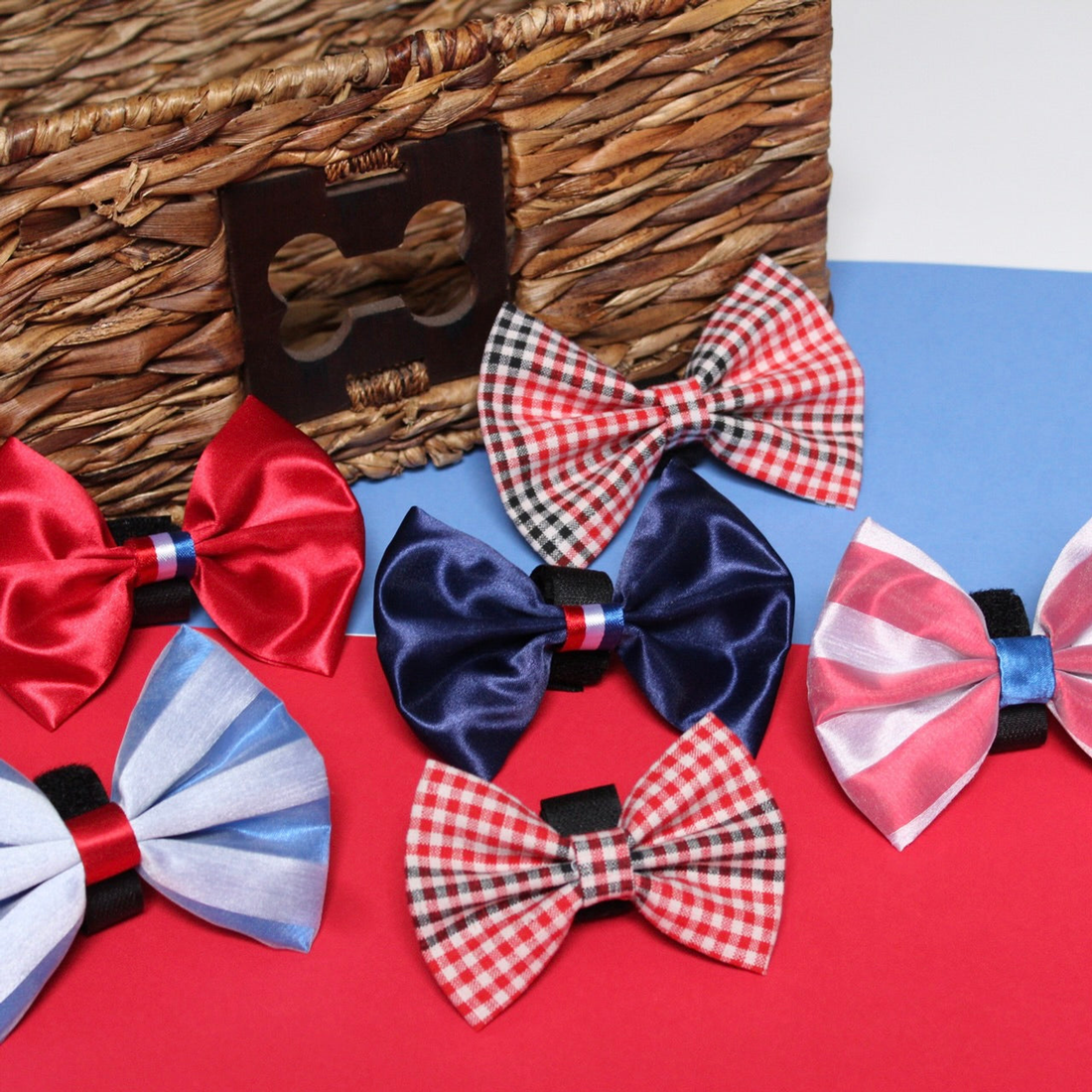 Pets Ribbons 4th of July Dog Bow Budget Bundle
