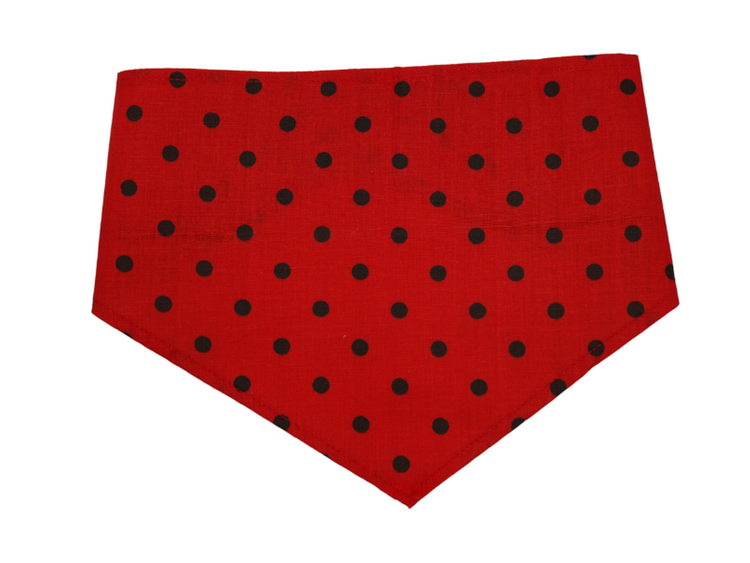 Poly Small Dot Dog Bandana