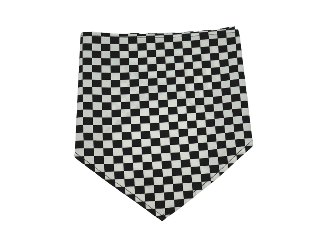 Cotton Racing Flag Dog Bandana
