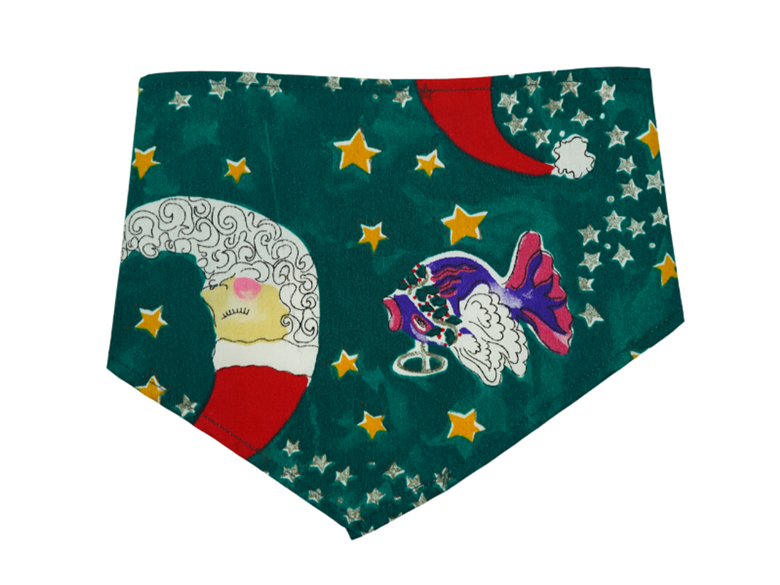 Cotton Christmas Dog Bandana