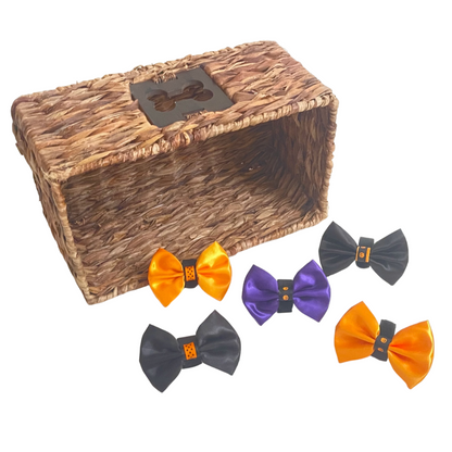 Pets Ribbons Halloween Dog Bow Bundle