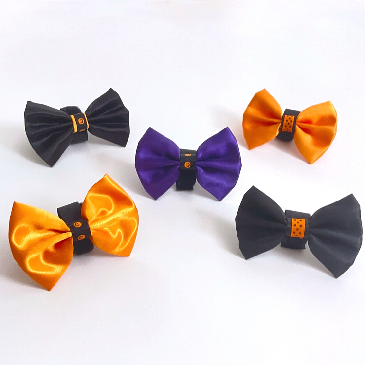 Pets Ribbons Halloween Dog Bow Bundle